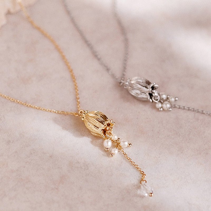 Lily of the Valley Necklace in Gold