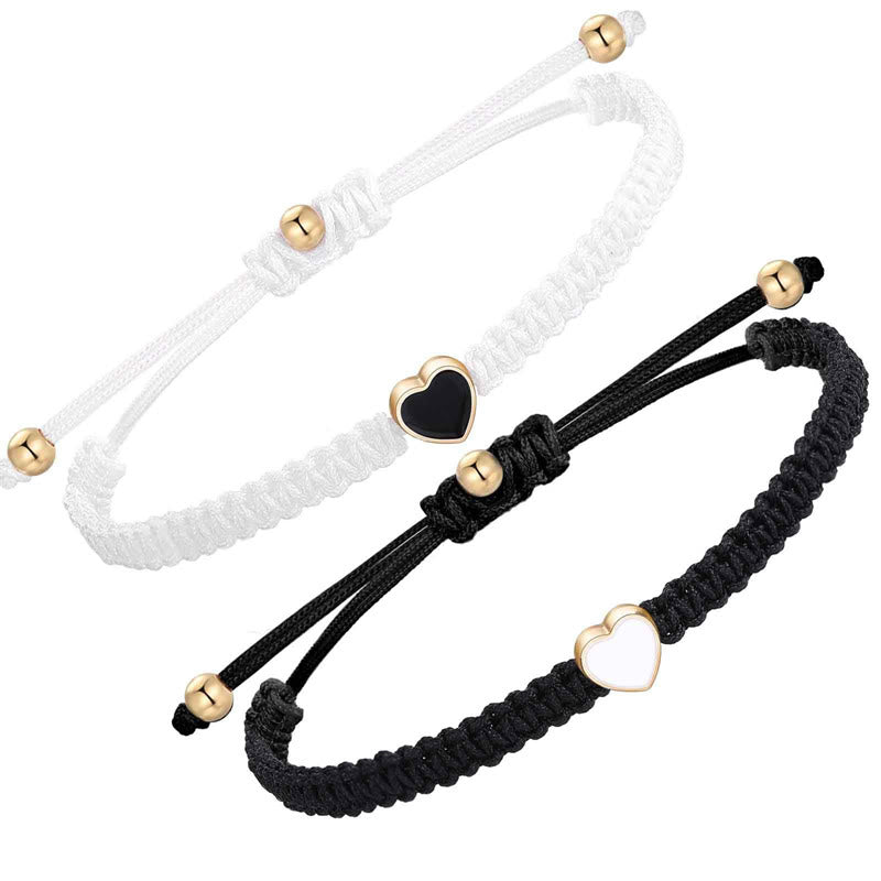 Love Heart Couple Red String Bracelets