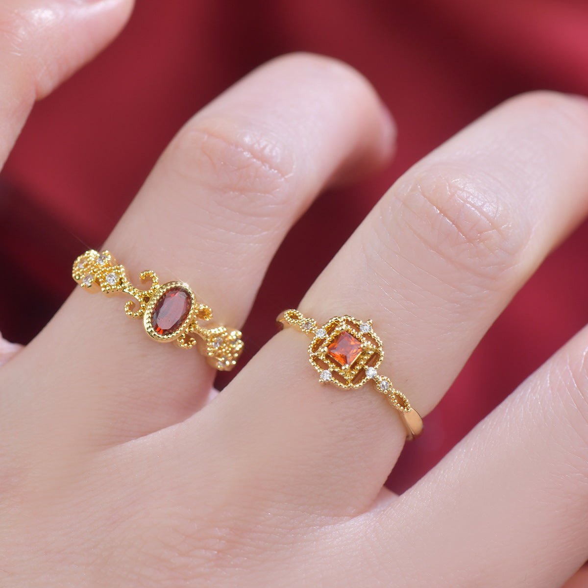 Lustre Ruby Ring