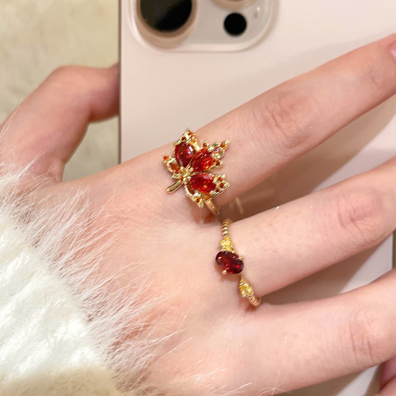 Maple Leaf Ring
