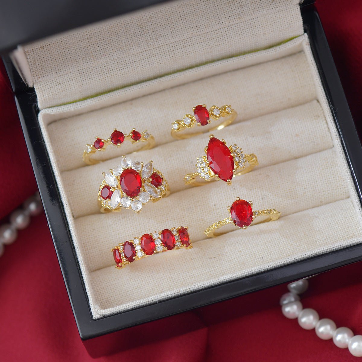 Marquise Ruby Ring