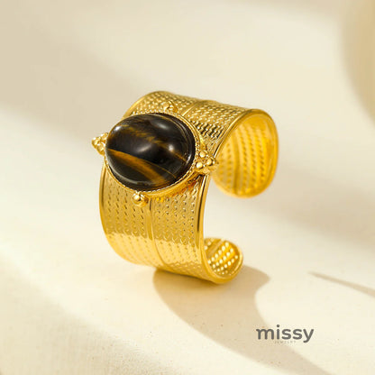 Brinlee Gemstone Open Ring
