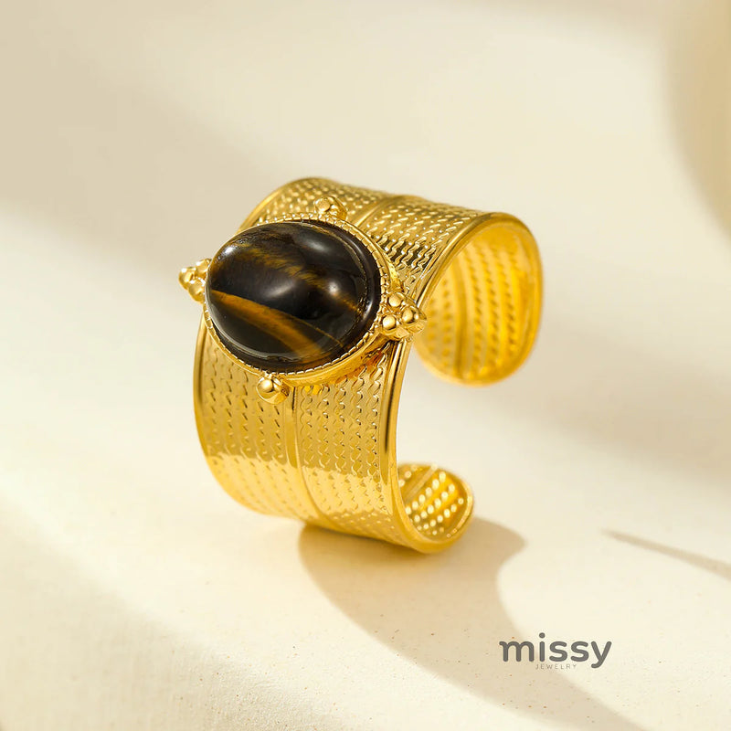 Brinlee Gemstone Open Ring