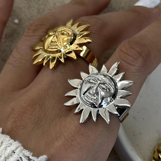 Caleah Statement Sunflower Ring