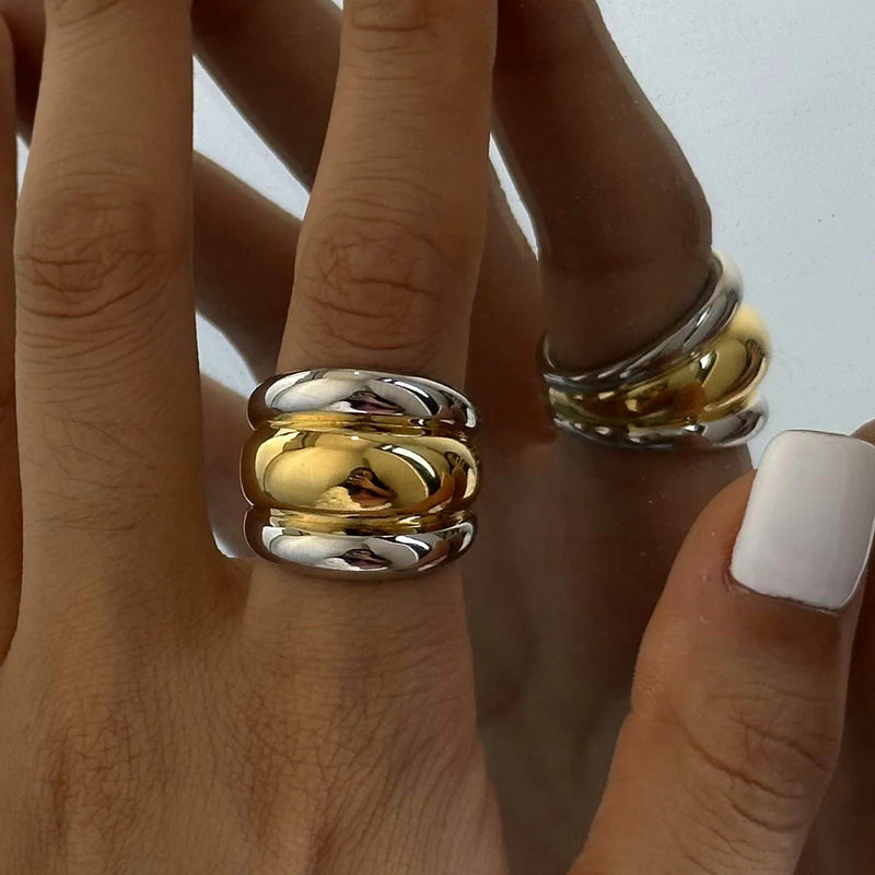 Karsen Two-tone Band Ring