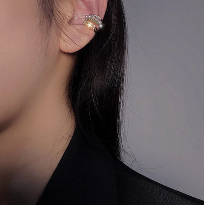 Multi-layer Pearl Zircon Ear Cuffs