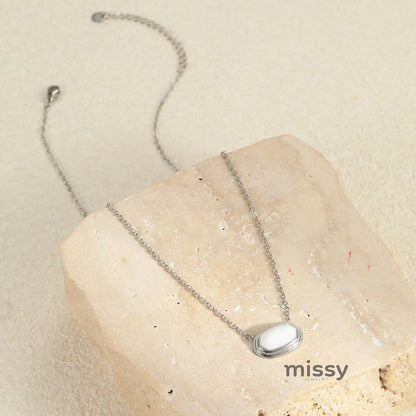 Solei Geometric Stone Necklace
