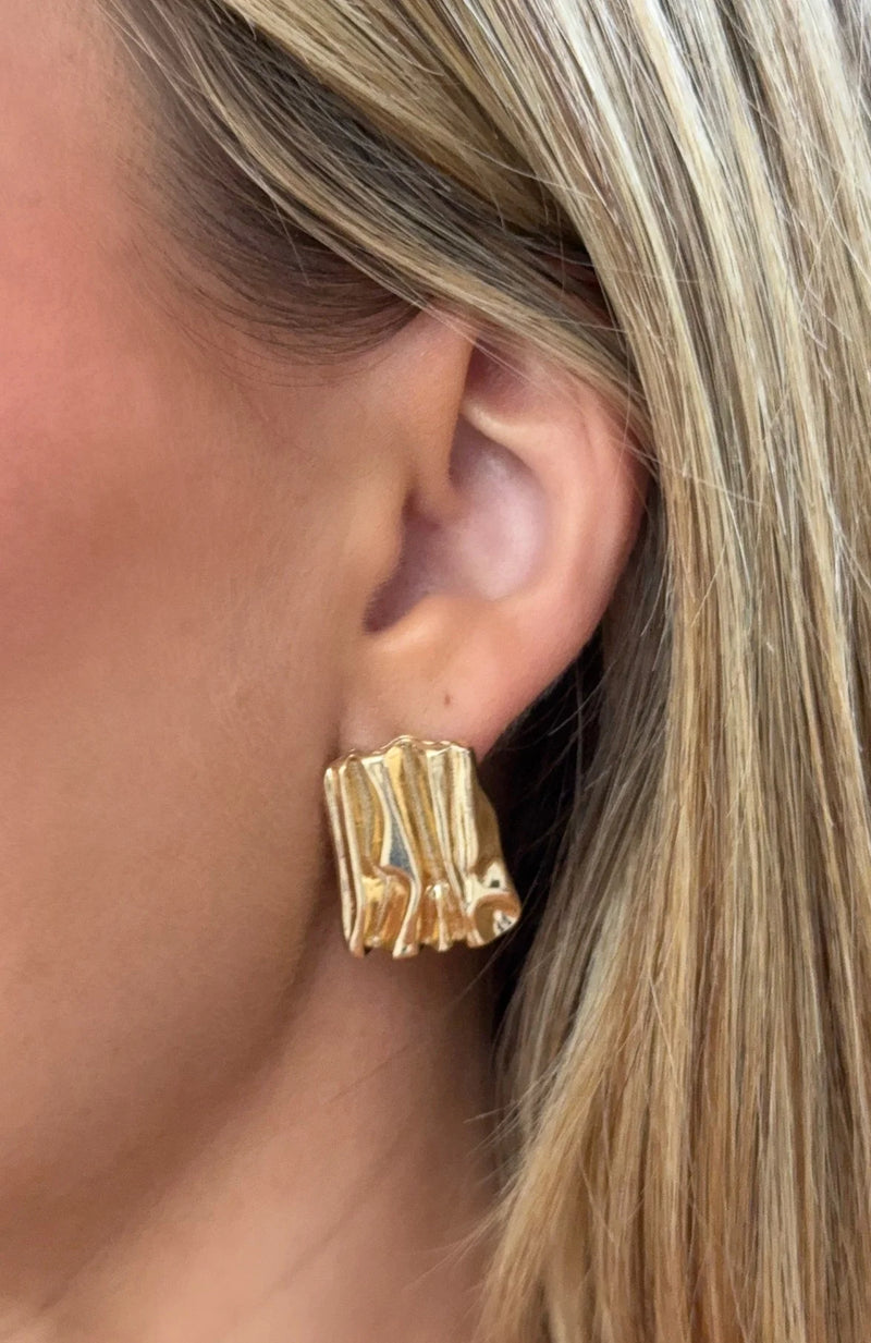Swayzie Gold Geometric Earrings