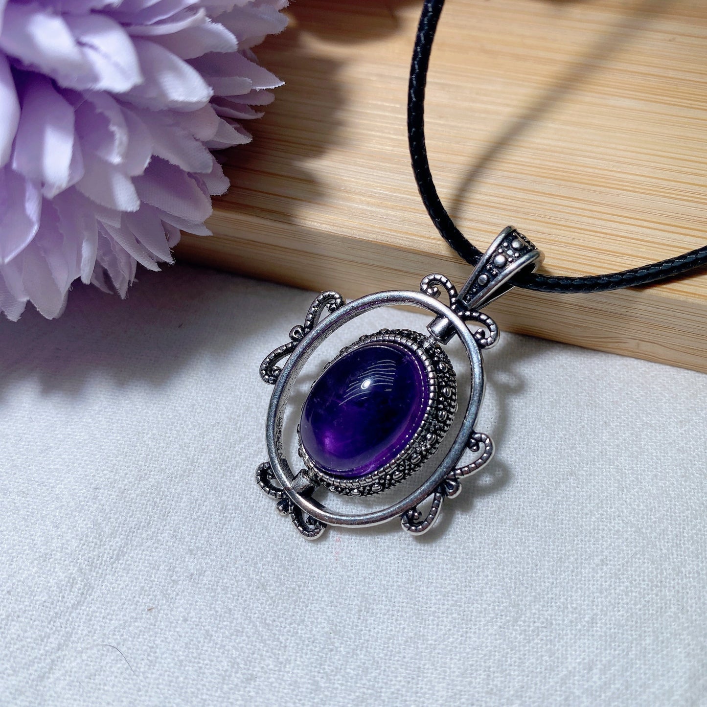 Mixed Crystal Healing Pendant | Spiritual Necklace 1.6 Inch
