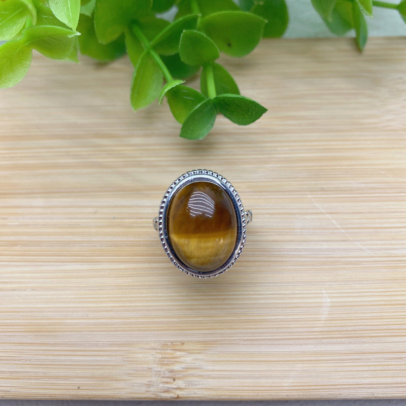 Mixed Crystal Spiritual Healing Ring - 2.3 Inch Size