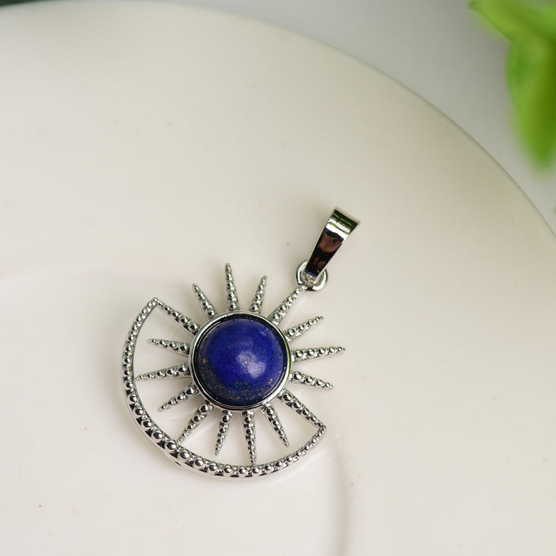 Mixed Crystal Sun Shape Spiritual Pendant 2.5cm Healing