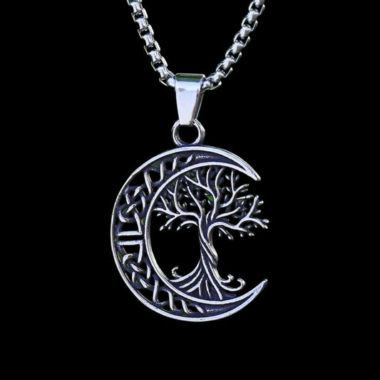 Moon Tree of Life Pendant