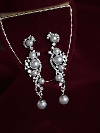 Moonlit Sonata Pearl Earrings