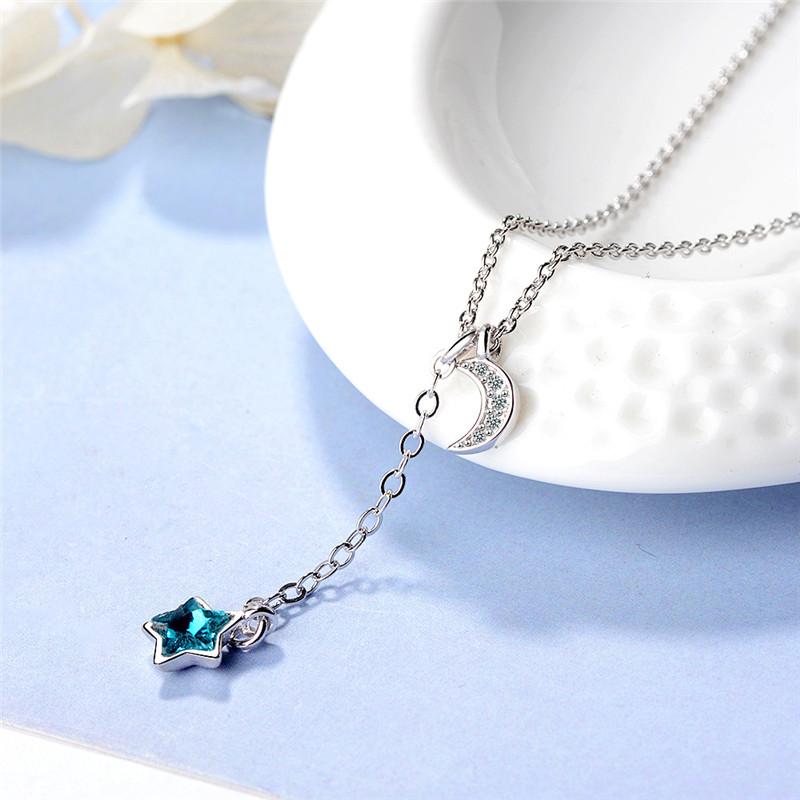 Blue Celestial Night Necklace