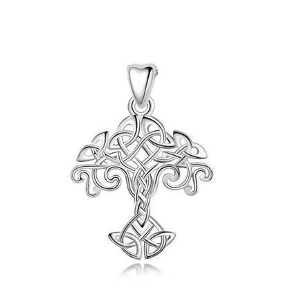 Celtic Tree of Life Silver Necklace