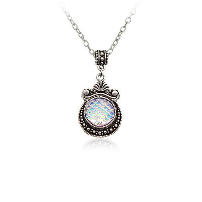 Colorful Mermaid Scale Necklace