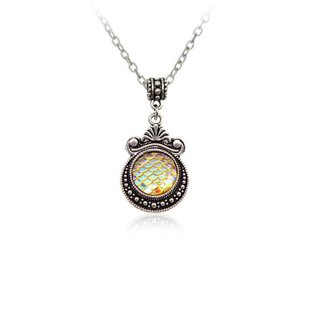 Colorful Mermaid Scale Necklace