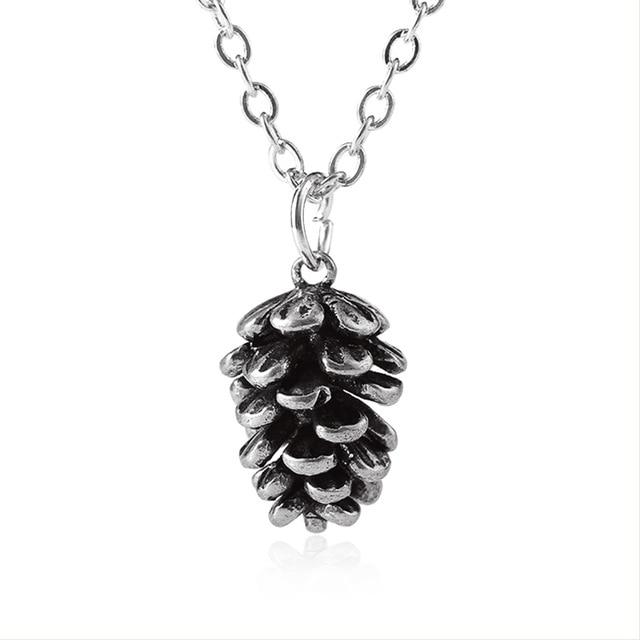 Dainty Pine Cone Necklace
