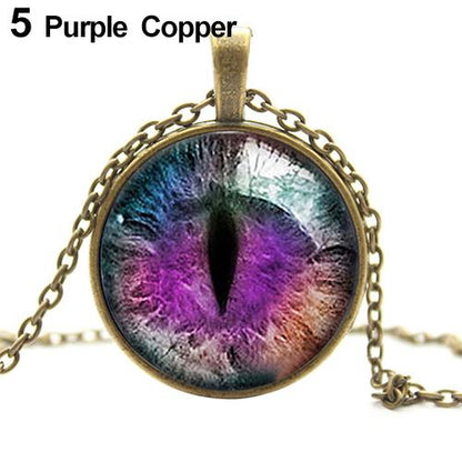 Dragon Eye Cabochon Necklace
