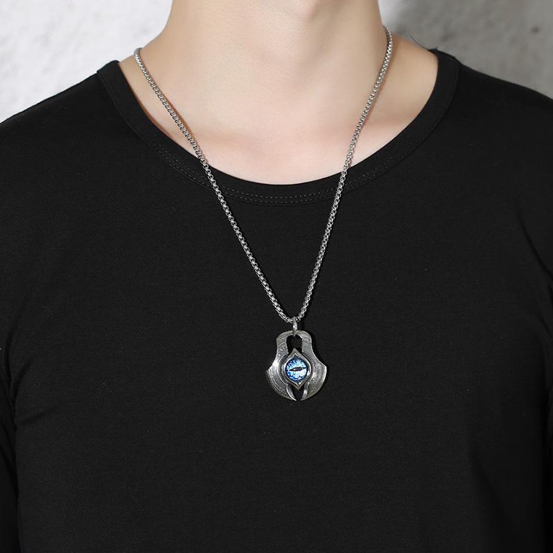 Dragon's Eye Stainless Steel Necklace