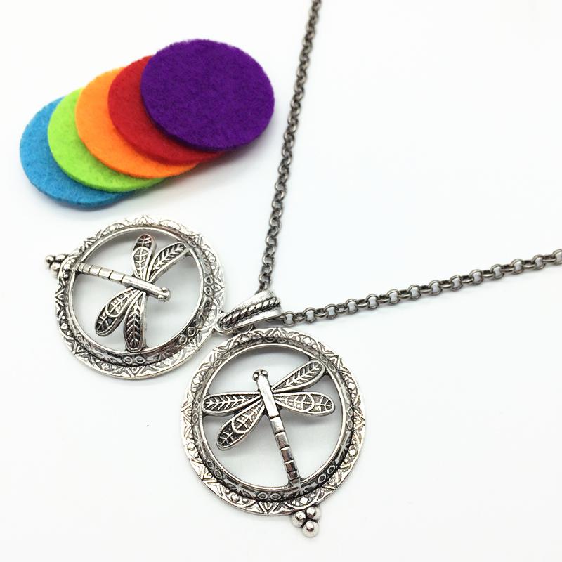 Dragonfly Essential Oil Diffuser Necklace