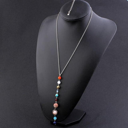 Gemstone Solar System Necklace