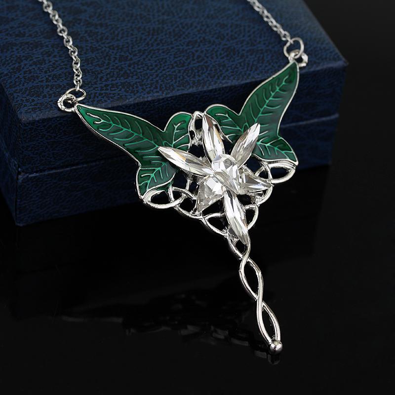 Green Elven Goddess Necklace