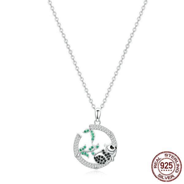 Panda Silver Necklace