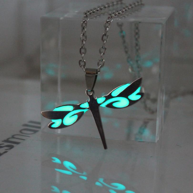 Magical Glow in the Dark Dragonfly Necklace