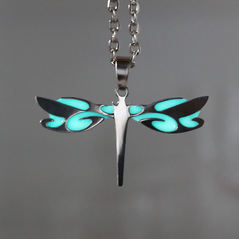 Magical Glow in the Dark Dragonfly Necklace