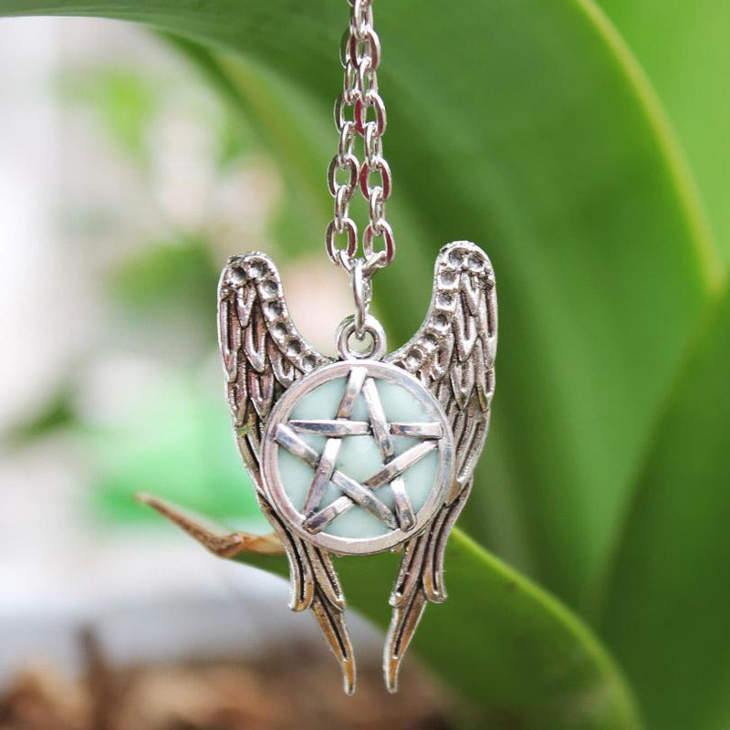 Magical Glow in the Dark Pentagram Necklace