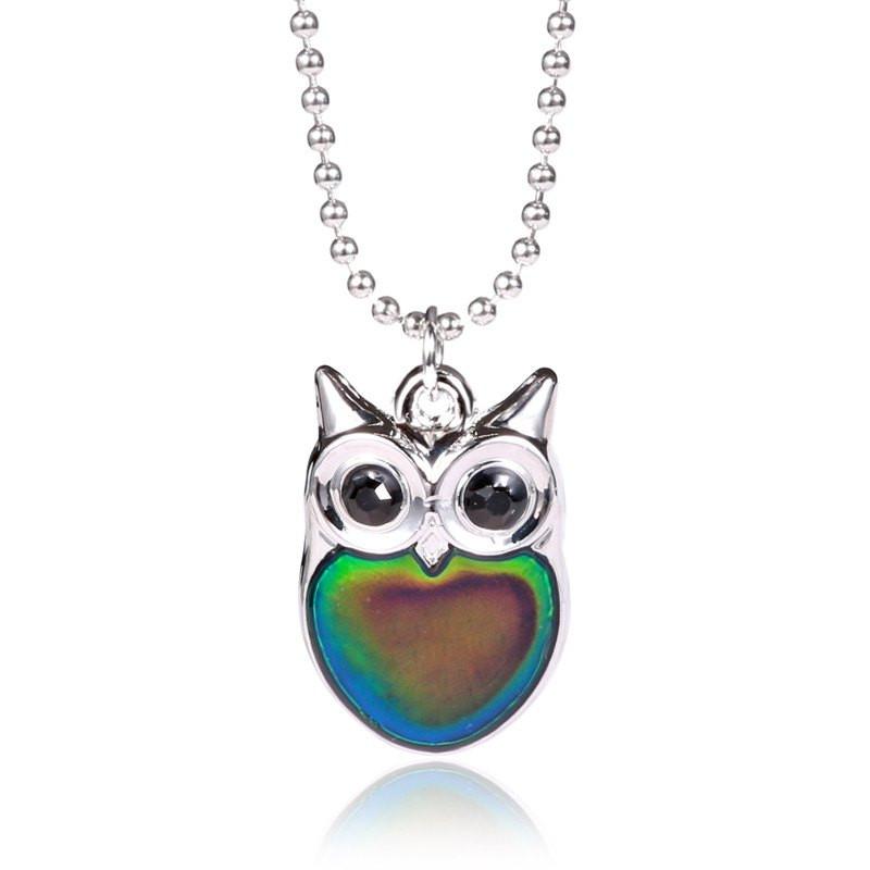 Magical Owl Mood Necklace