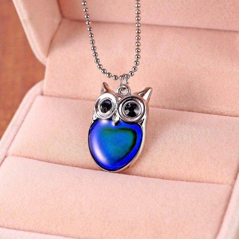 Magical Owl Mood Necklace