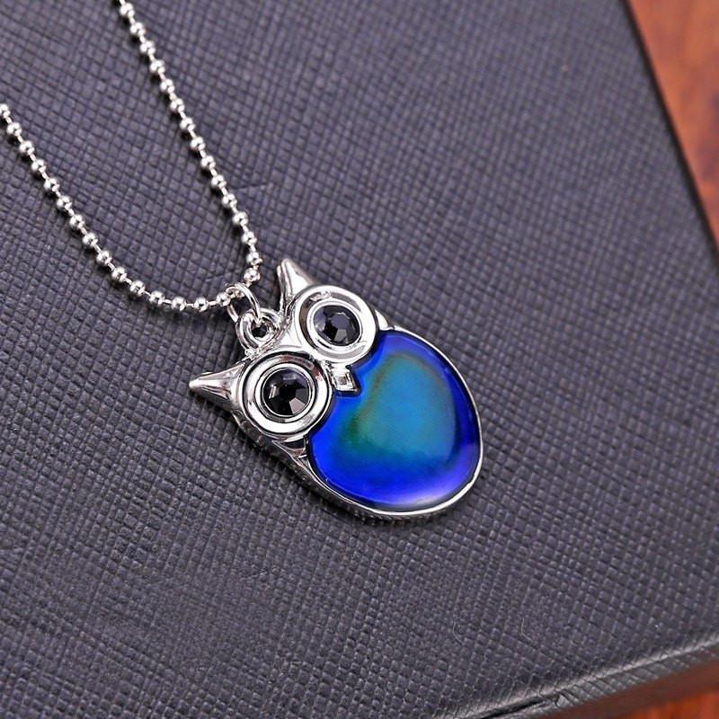 Magical Owl Mood Necklace