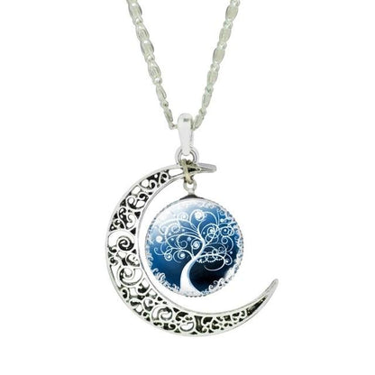 The Tree of Life Moon Necklace