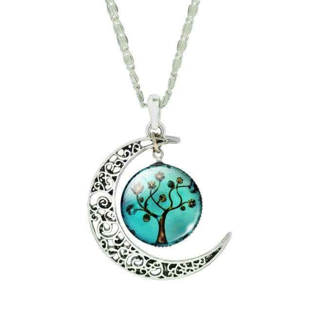 The Tree of Life Moon Necklace