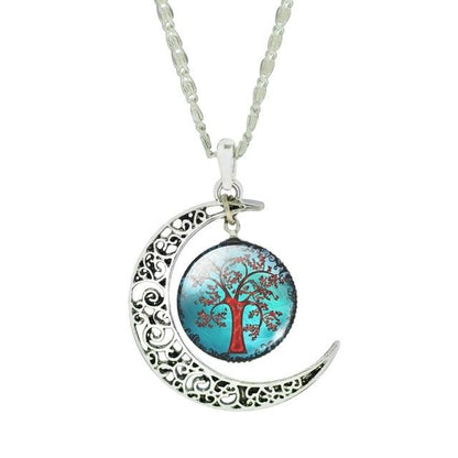 The Tree of Life Moon Necklace