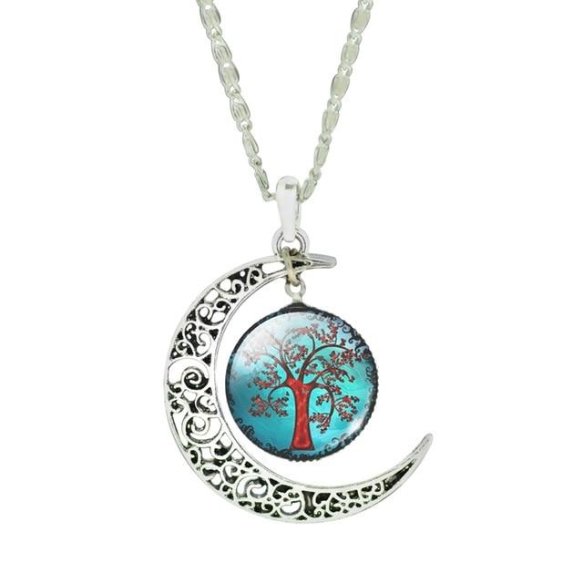 The Tree of Life Moon Necklace