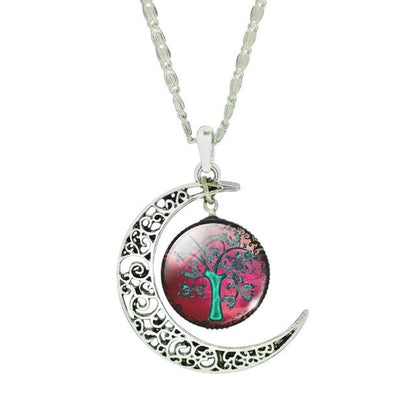 The Tree of Life Moon Necklace