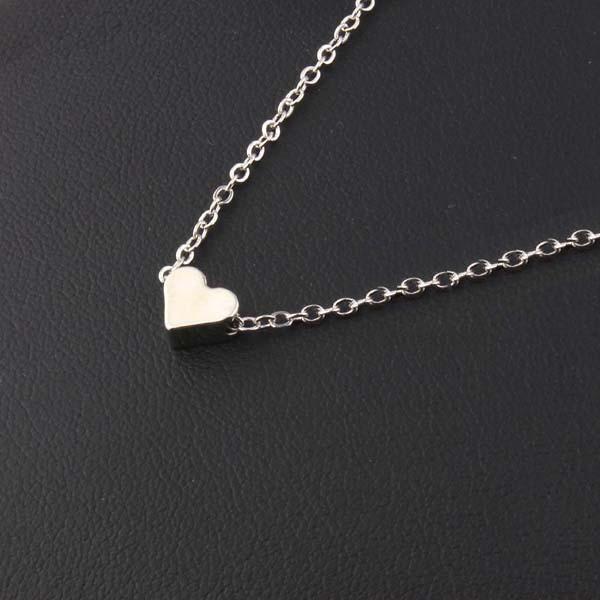 Tiny Heart Pendant Chain Necklace