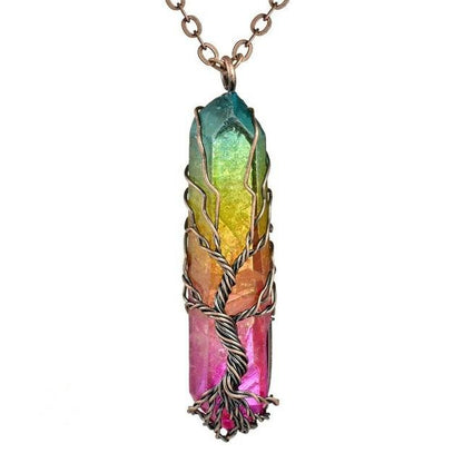 Tree of Life Natural Stone Necklace