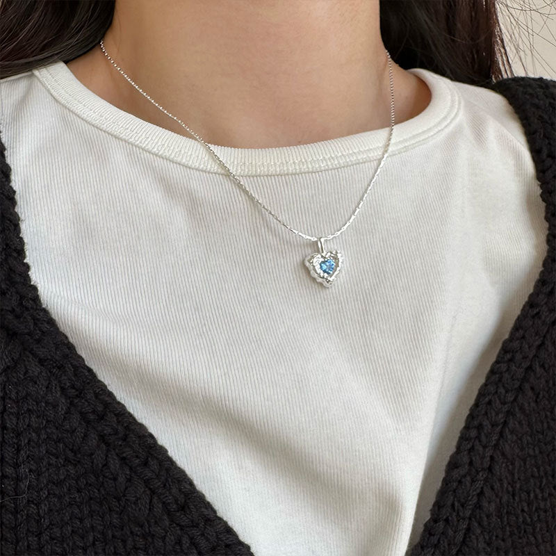 Ocean Heart Necklace