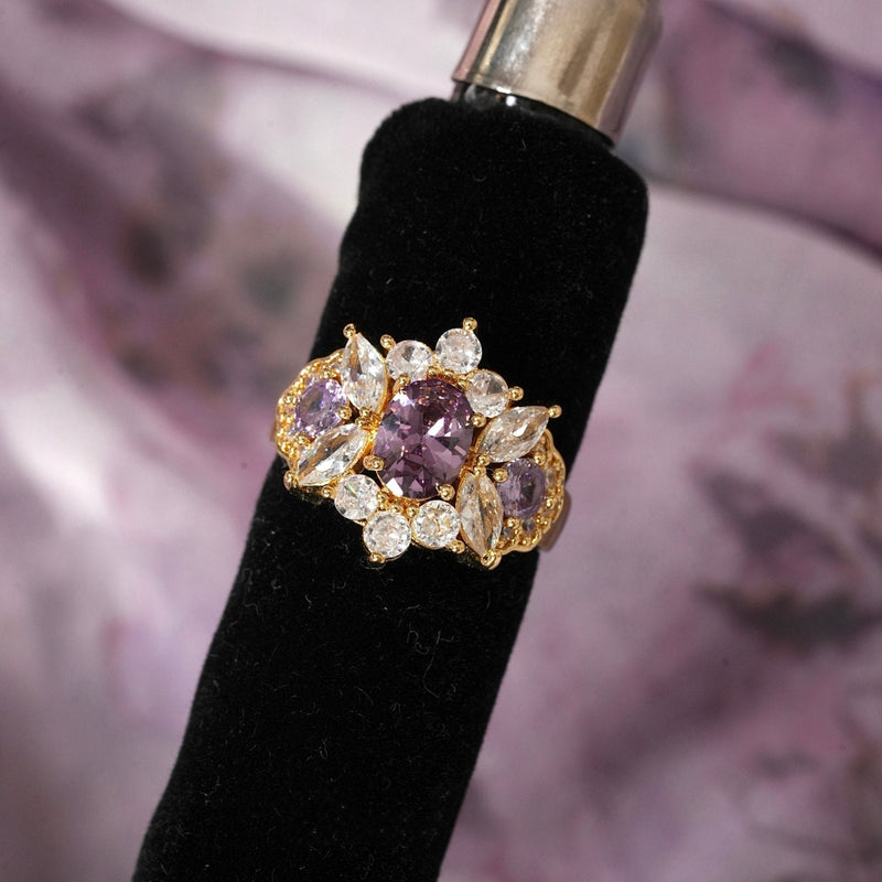 Opulent Amethyst Ring