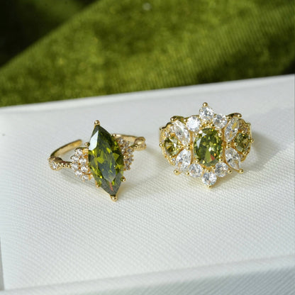 Opulent Peridot Ring