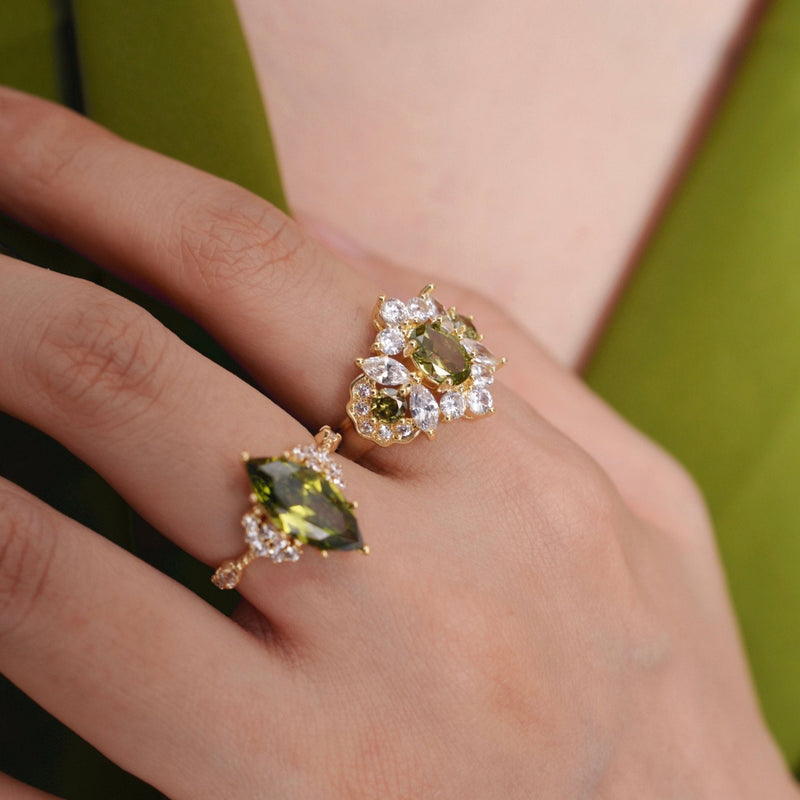 Opulent Peridot Ring