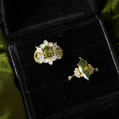 Opulent Peridot Ring