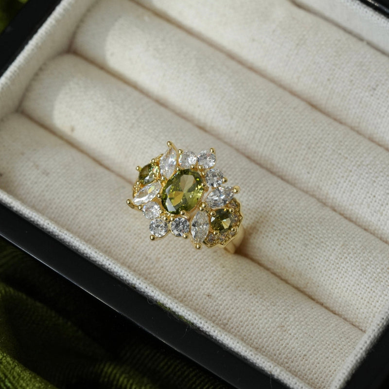 Opulent Peridot Ring