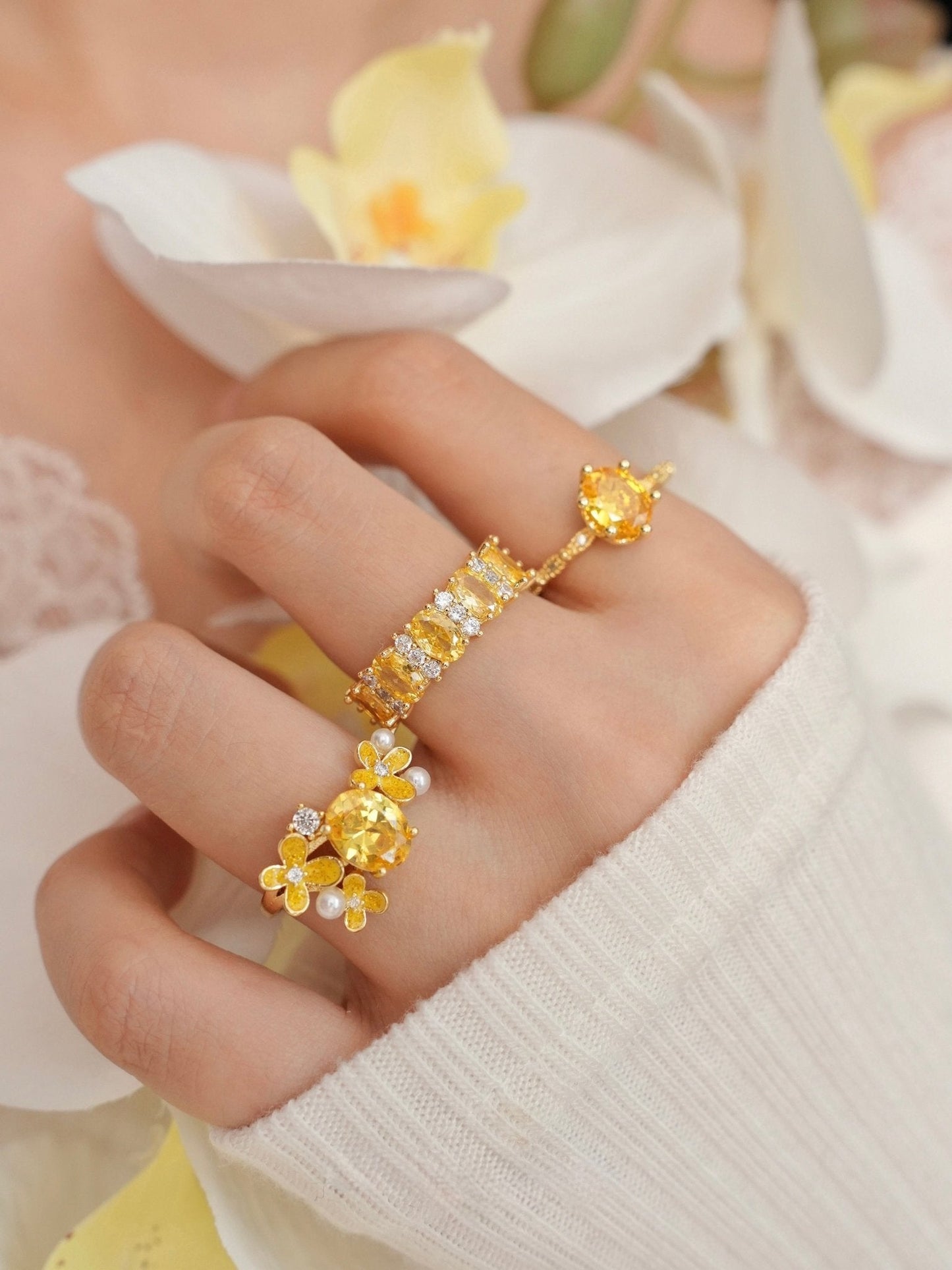 Oval Citrine Ring