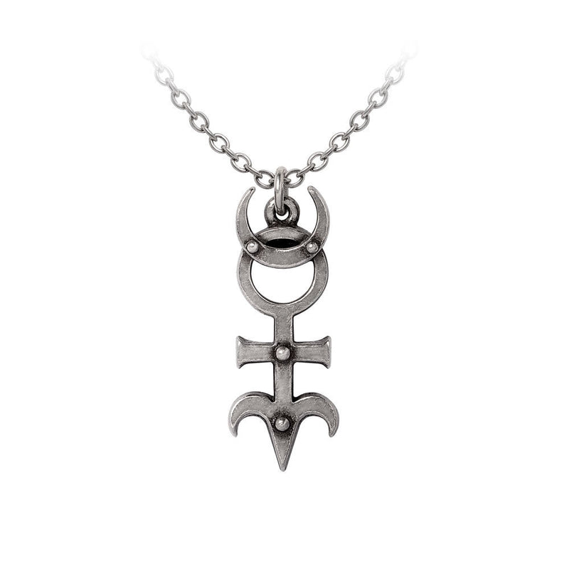 Dr. Dee's Monad Symbol Pendant Necklace by Alchemy Gothic