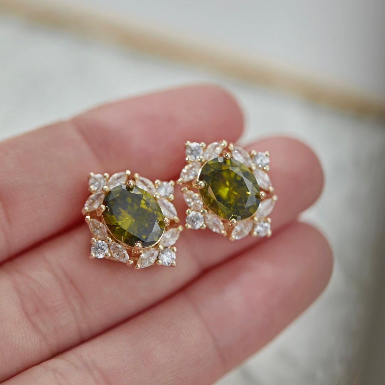 Verdant Baroque Earrings